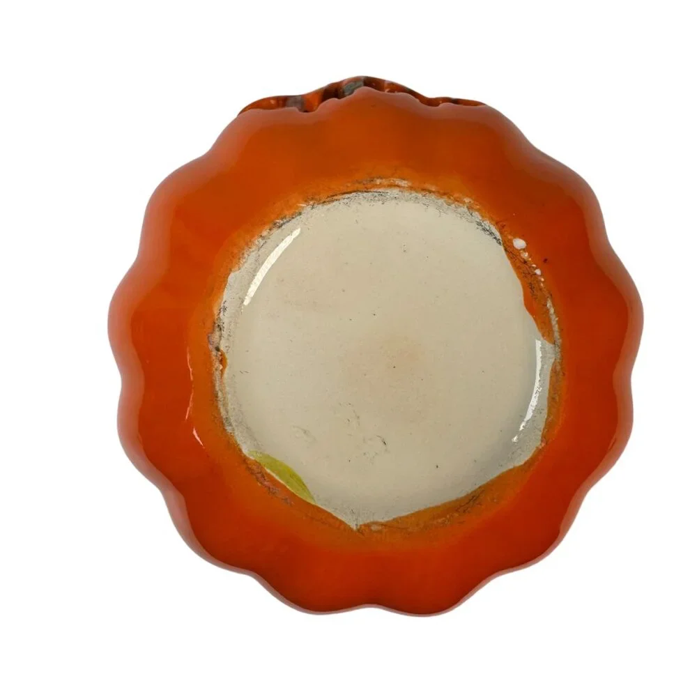 Bath & Body Works Jack O Lantern Pumpkin Orange Candle Holder Harry Slatkin 2011 - Picture 8 of 9